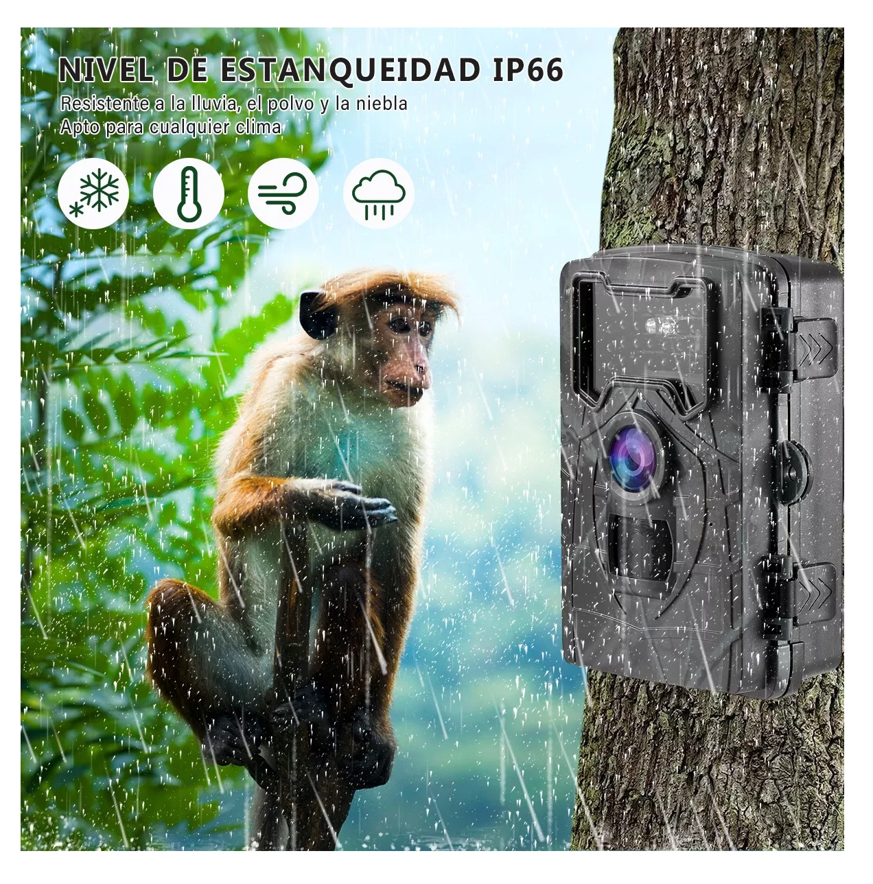 Foto 4 | Cámara Digital de Cacería de 1080p Ip66 con Visión Nocturna