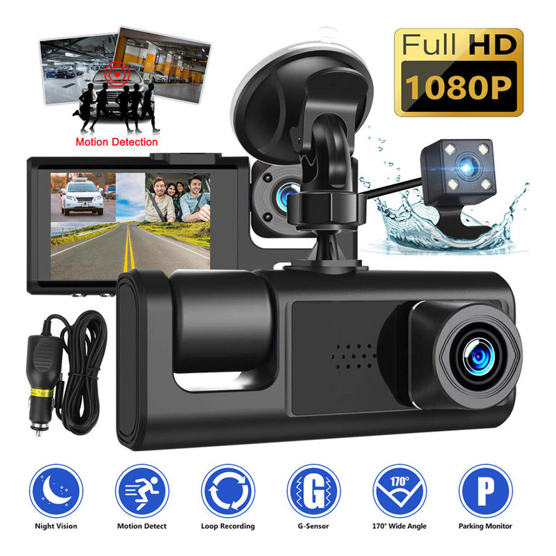 Foto 6 pulgar | Cámara Dashcam 1080p Gran Angular C309-2083 Con Doble Grabación Wifi - Venta Internacional.