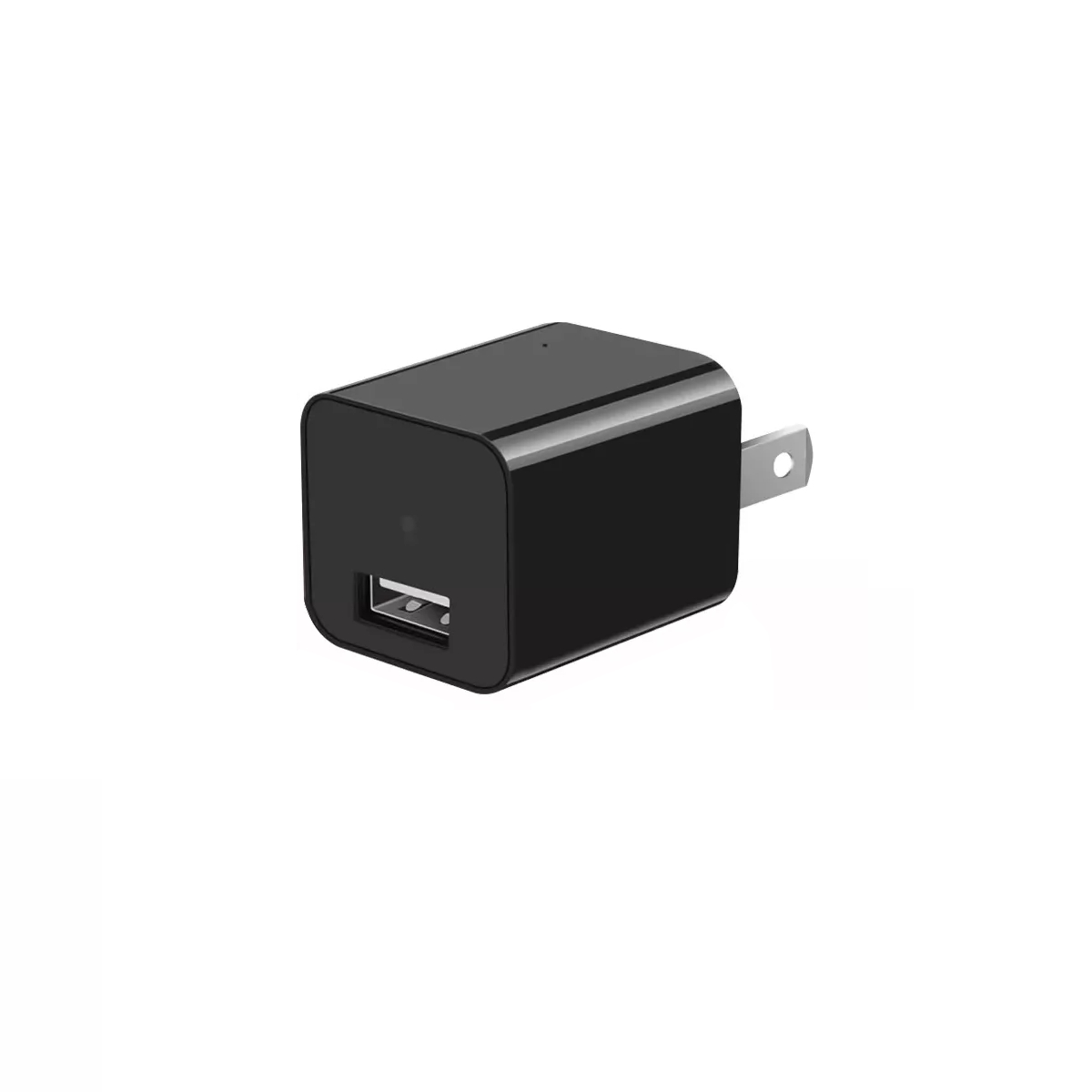 Cargador Usb Con Cámara Oculta Hd 1080p Y Memoria De 128 Gb Eo Safe Imports Esi-16613 Negro