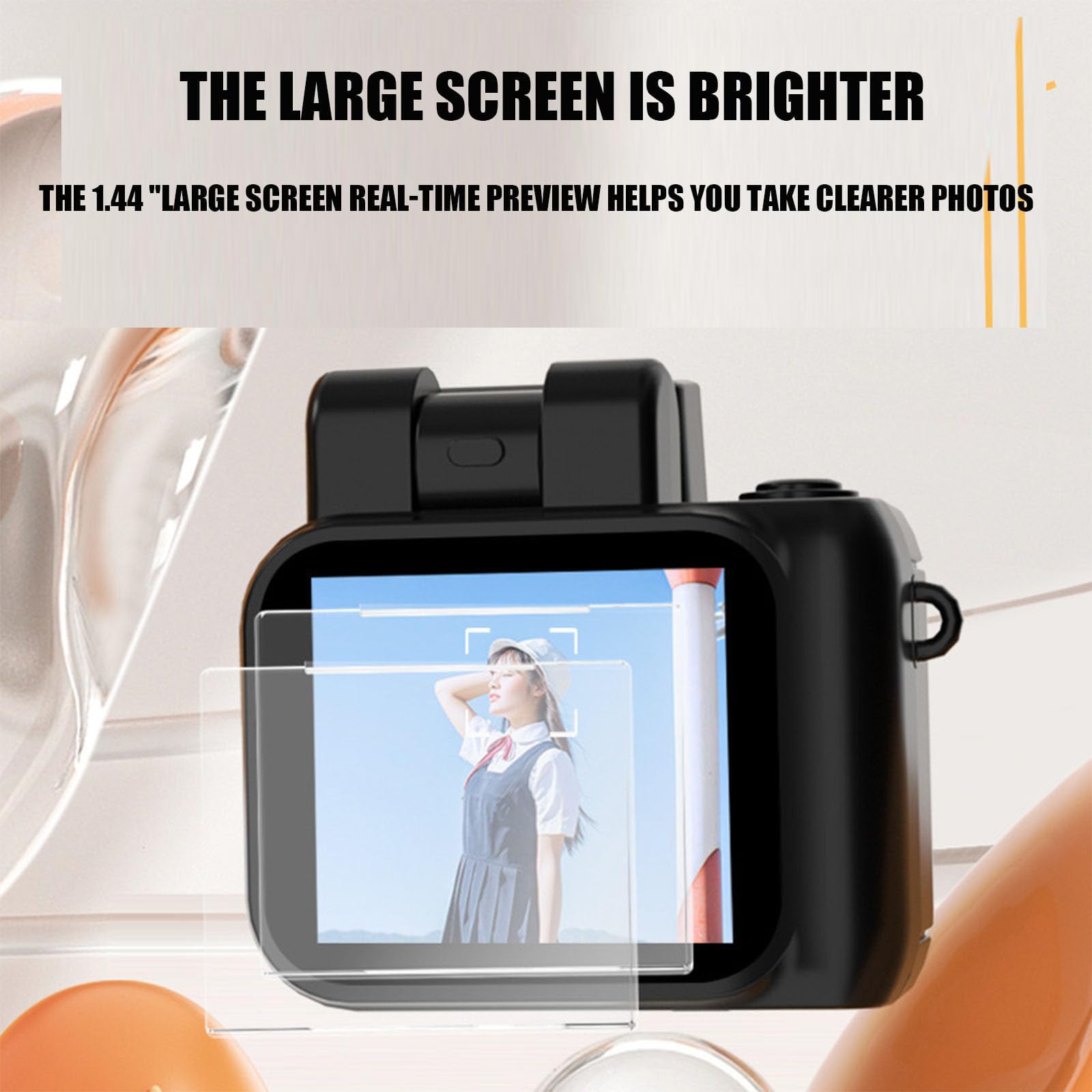 Foto 4 | Minicámara Retro Snap 1080p Hd Con Memoria De 16 Gb, Color Blanco - Venta Internacional.