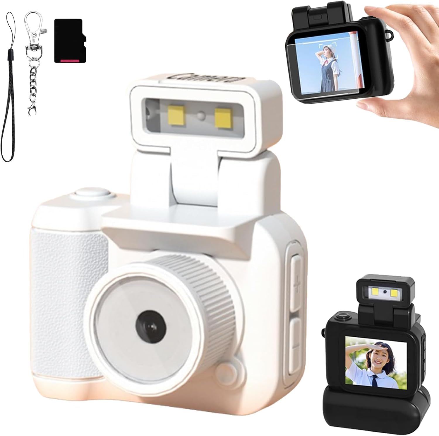 Cámara Retro Snap Mini 1080p Hd Con Memoria De 16 Gb/32 Gb - Venta Internacional.