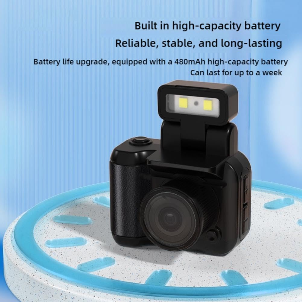 Foto 6 | Minicámara Retro Snap 1080p Hd Con Flash Led De 16 Gb/32 Gb, Color Negro - Venta Internacional.