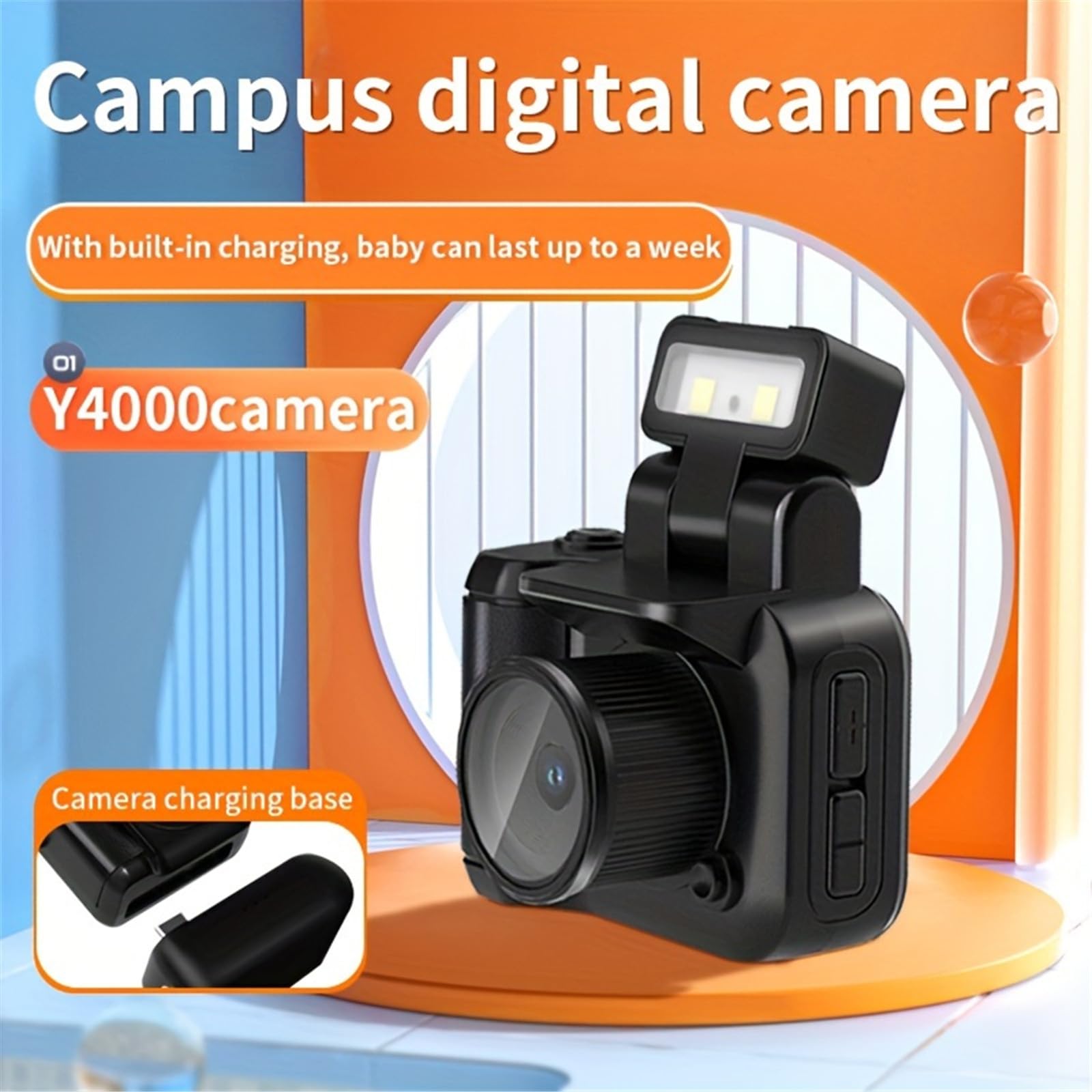 Foto 3 pulgar | Cámara Retrosnap Minicámara 1080p 1,44 Pulgadas Blanca - Venta Internacional.