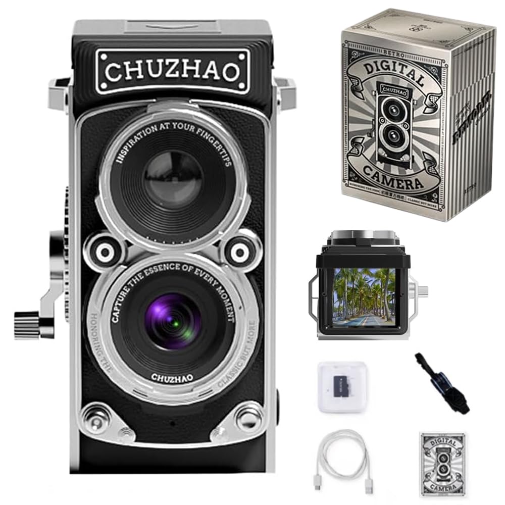Foto 1 | Cámara Retro Mini Vintage Digital De 12 Mp 1080p 16 Gb Con Tarjeta - Venta Internacional.