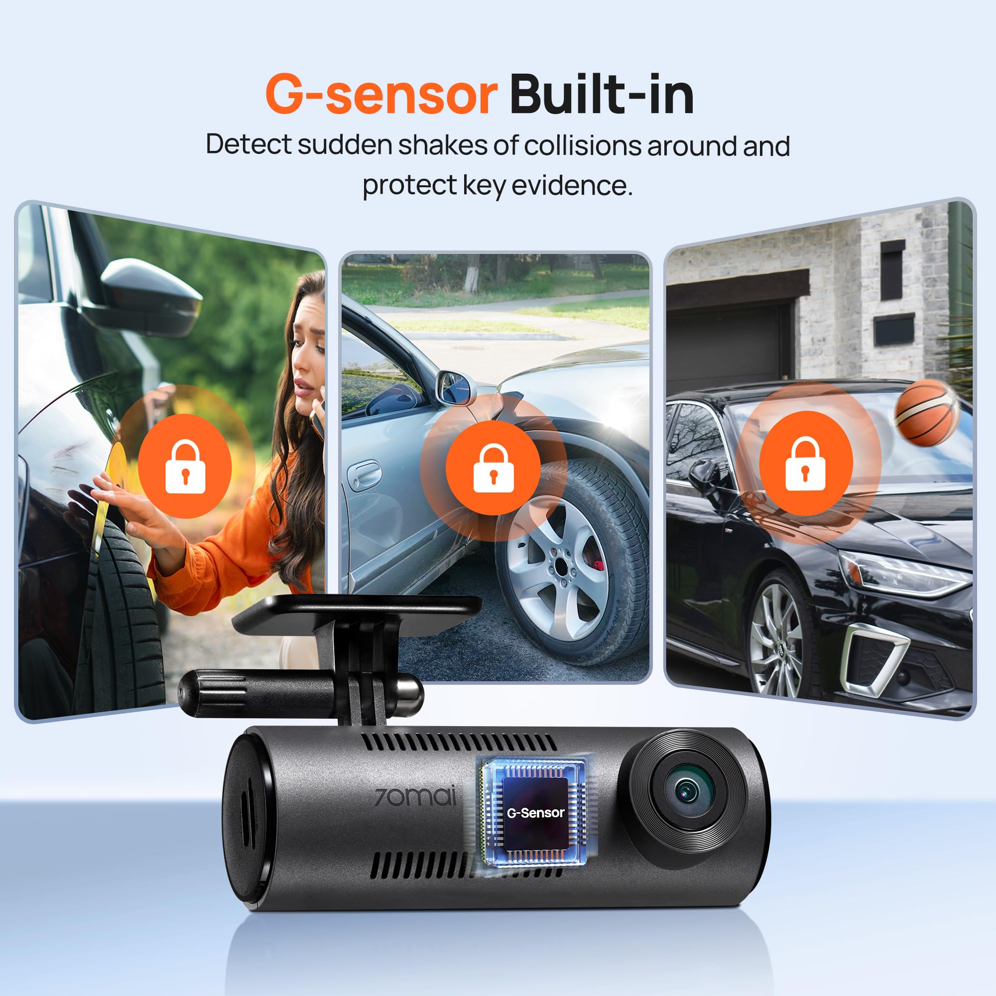 Foto 7 | Dash Cam 70mai M310 1296p Qhd Wifi 130° Fov De Gran Angular - Venta Internacional.