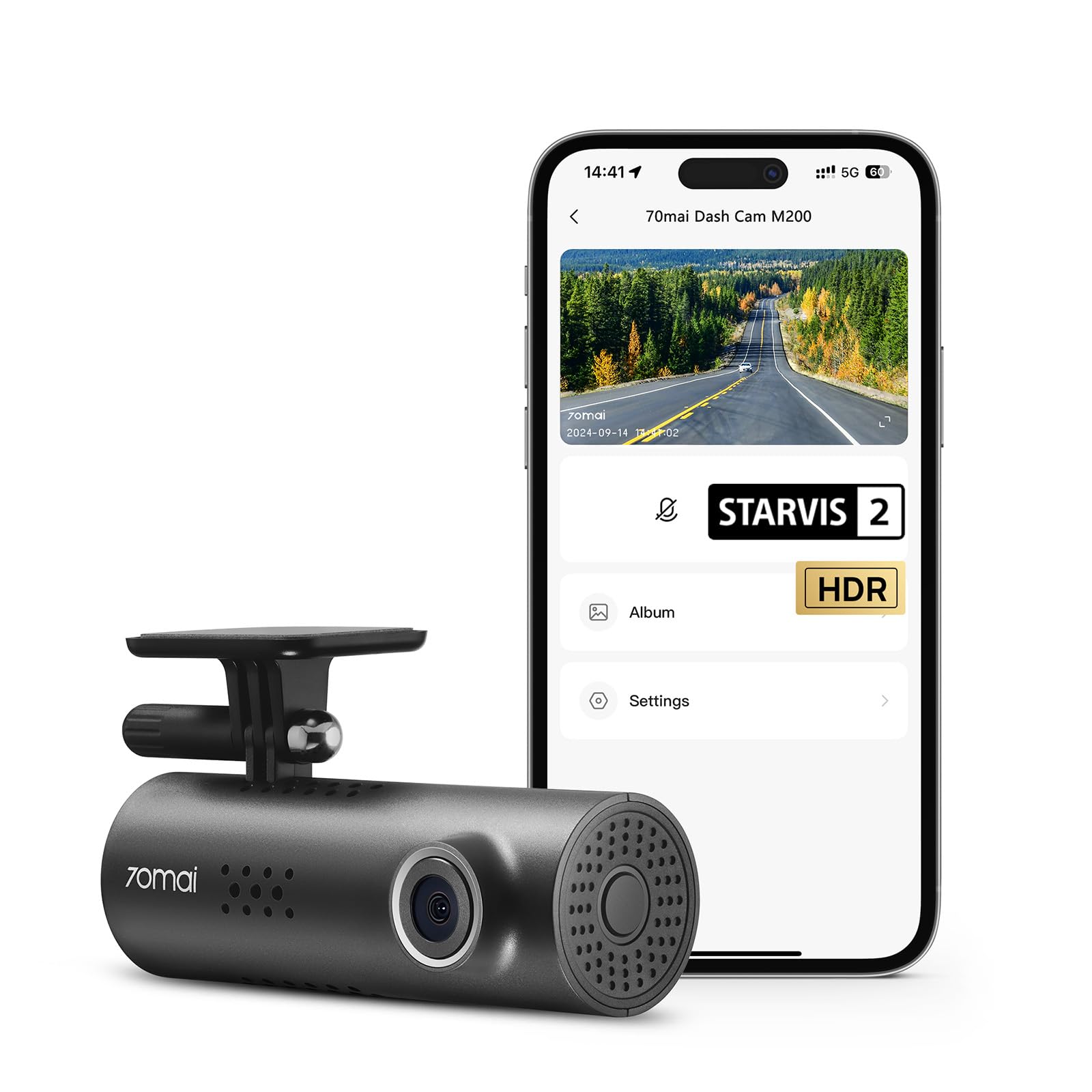 Foto 2 pulgar | Dash Cam 70mai 1080p Fhd Para Coches Starvis 2 Imx662 Wifi - Venta Internacional.