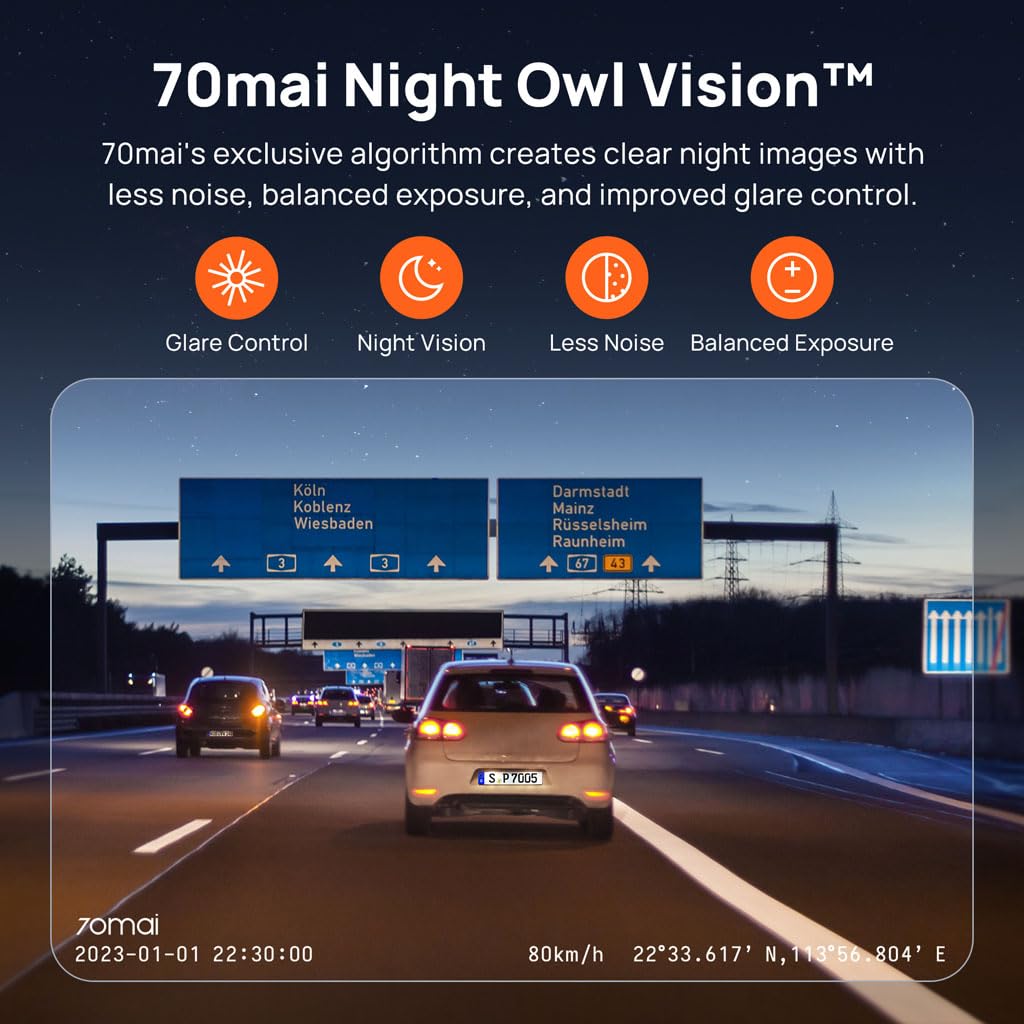 Foto 5 pulgar | Dash Cam 70mai 1080p Fhd Para Coches Starvis 2 Imx662 Wifi - Venta Internacional.
