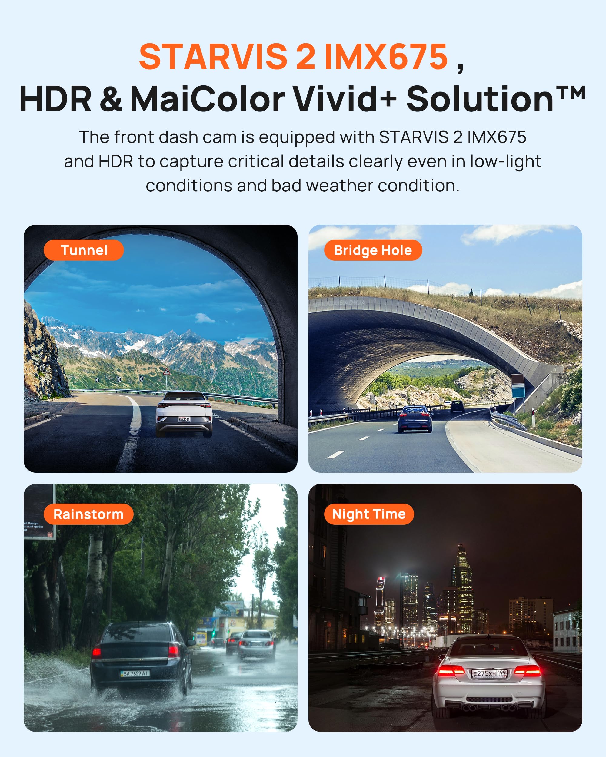 Foto 6 pulgar | Dash Cam 70mai A510 1944p+1080p Delantera Y Trasera Con Tarjeta De 64 Gb - Venta Internacional.