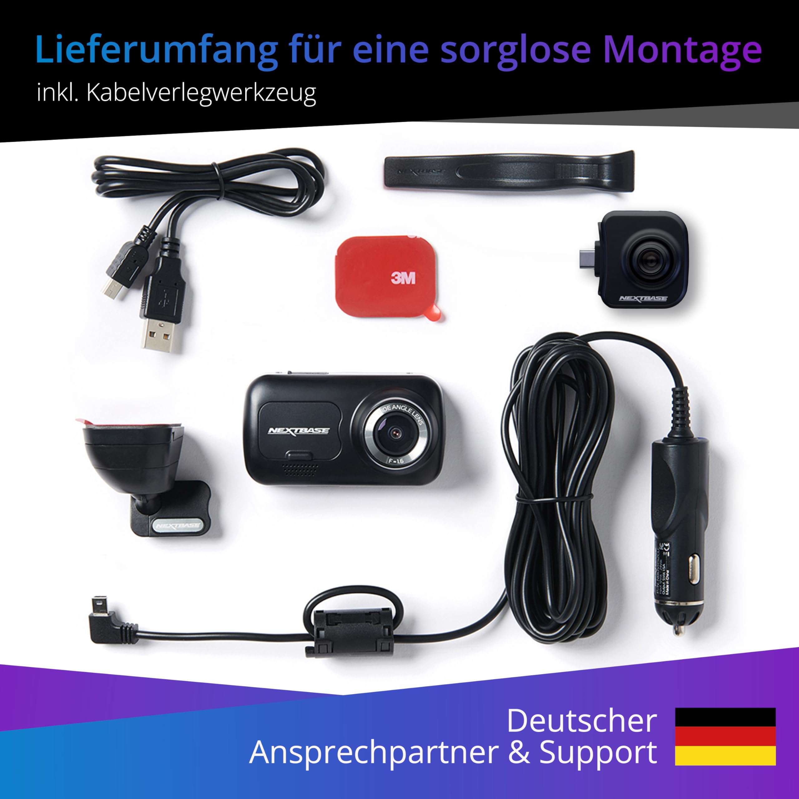 Foto 8 pulgar | Dash Cam Nextbase 222x Grabación Hd De 1080p En La Parte Delantera Y Trasera - Venta Internacional.