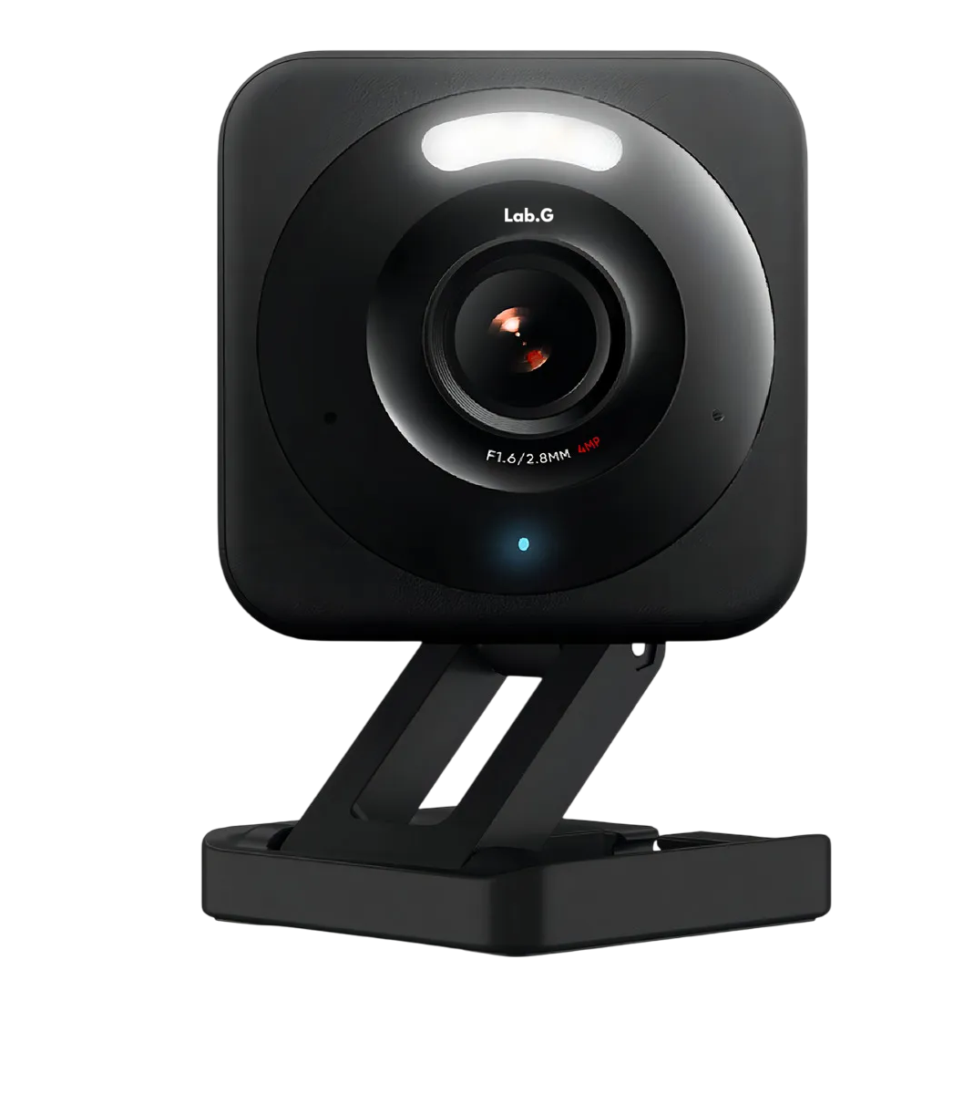 Cámara De Seguridad Doméstica Inteligente Wi-fi Hd 2k Sirena Activado Por Movimiento Negra