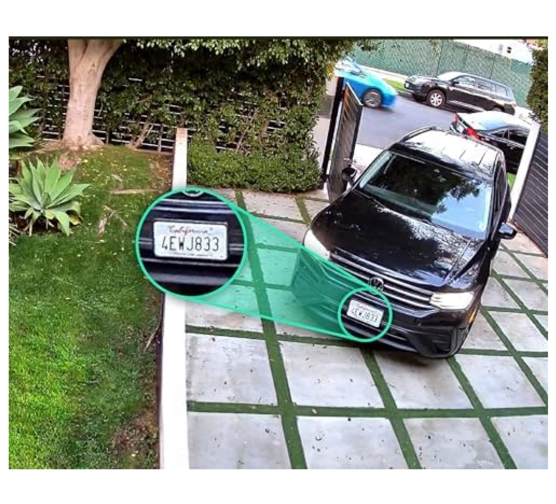 Foto 3 pulgar | Cámara De Seguridad Doméstica Inteligente Wi-fi Hd 2k Sirena Activado Por Movimiento Negra