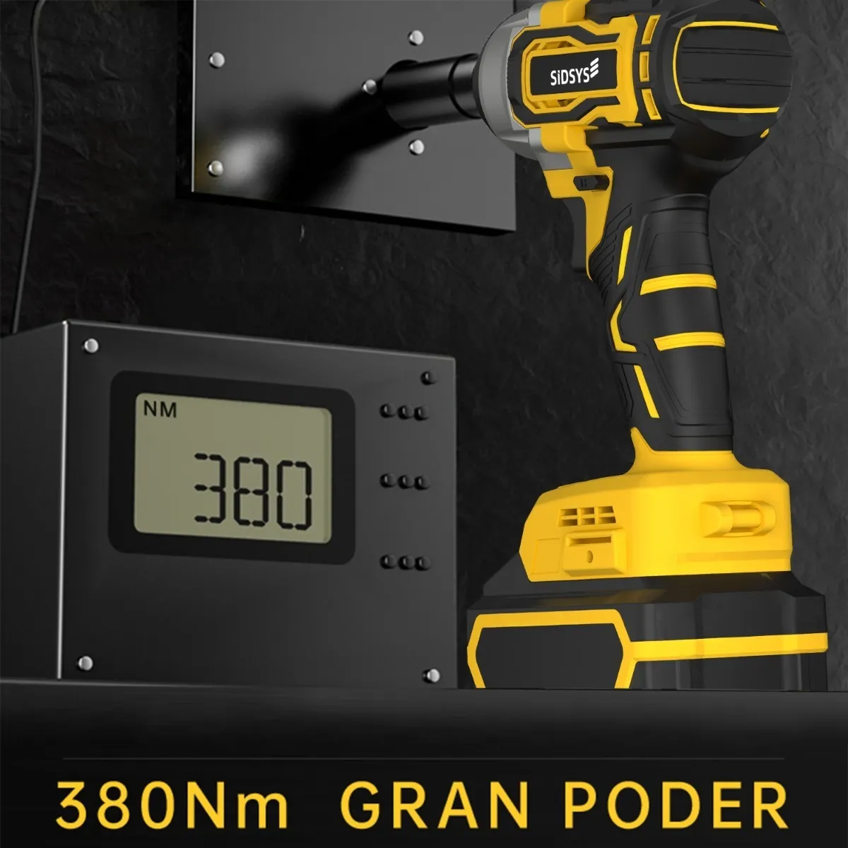 Foto 4 pulgar | Llave De Impacto Inalámbrico Pistola Eléctrica