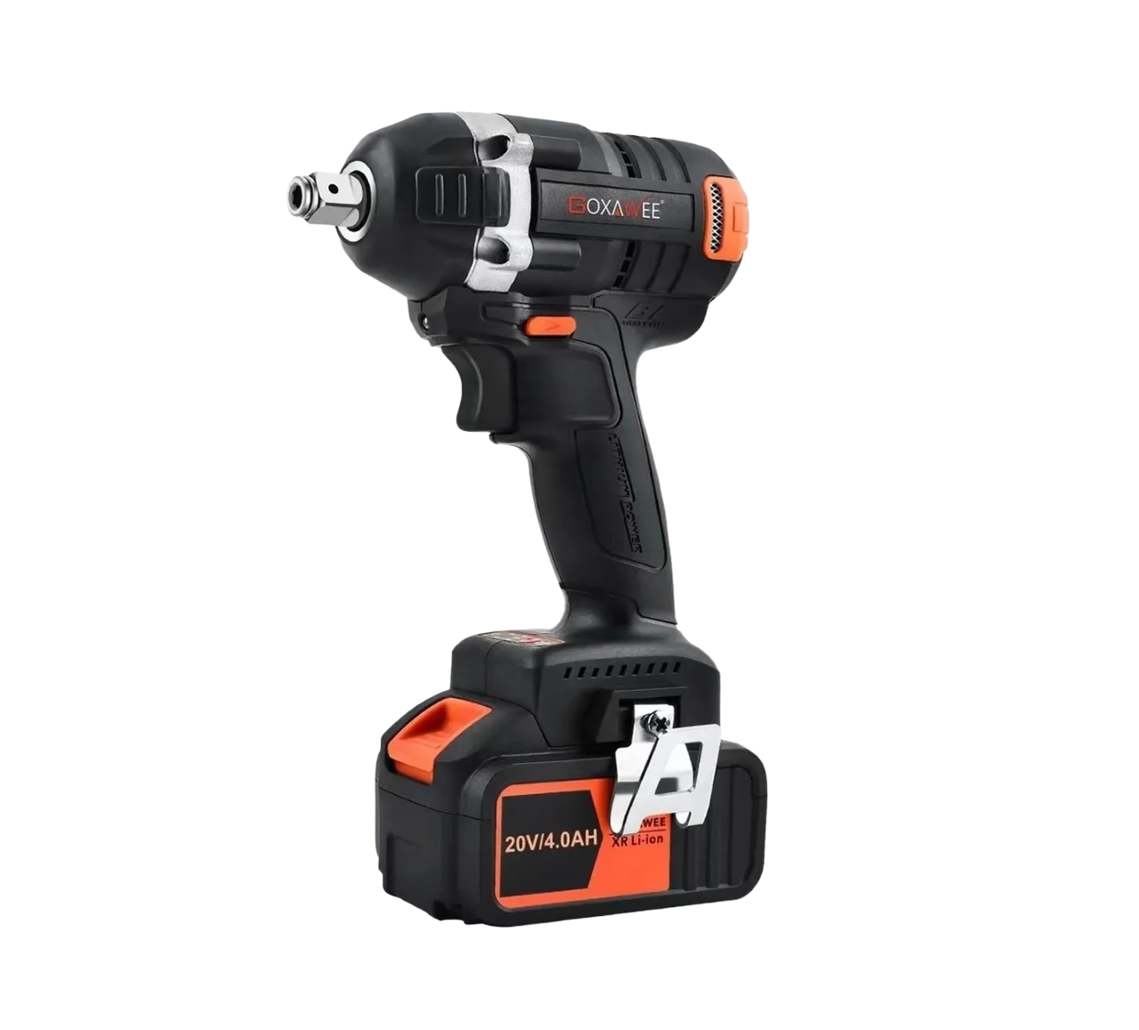 Llave De Impacto Goxawee Inalámbrica De 20v Con 2 Baterías