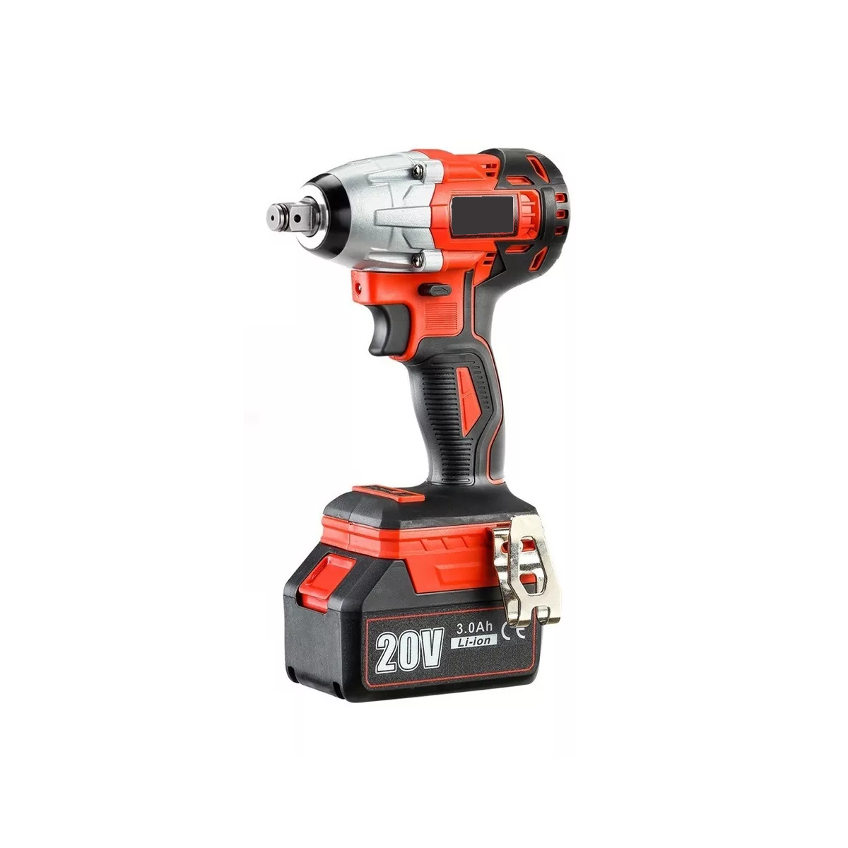 Llave de Impacto Inalámbrico Eo Safe Imports ESI-7117 color Rojo de 20v 3ah