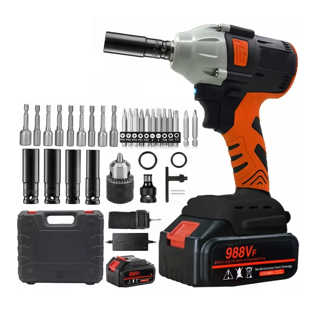Foto 1 | Pistola de Impacto Eo Safe Imports ESI-7119 color Naranja 36 Piezas