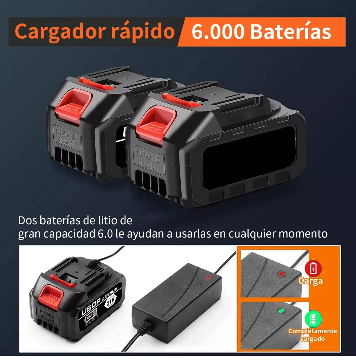 Foto 3 | Llave de Impacto Eo Safe Imports Esi7285 Inalámbrico