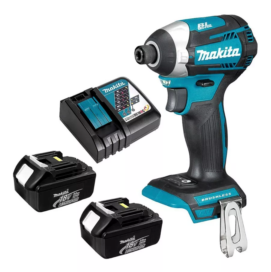 Foto 3 pulgar | Pistola Impacto 1/4 18v 100/2100/3600rpm 2 Makita Dtd154rfe - Azul