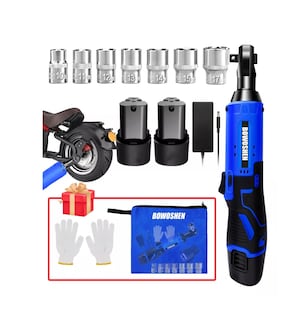 Foto 2 | Llave de Impacto Inalámbrico Dayplus 3/8 2 Batería Azul