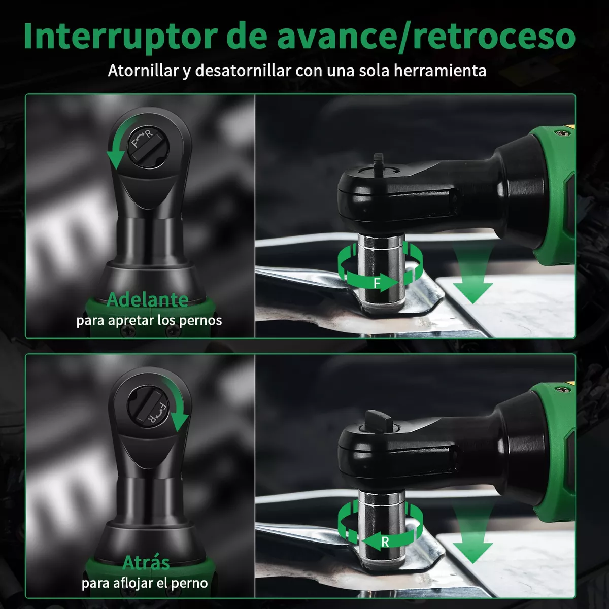Foto 4 pulgar | Llave de Impacto Pistola Eléctrica 2 Baterías Eo Safe Imports Esi-11804 Multicolor