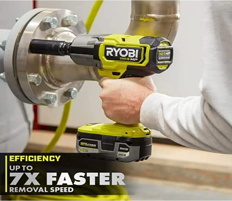 Foto 5 pulgar | Llave De Impacto Ryobi One+ Hp, 18 V, Inalámbrica, Sin Escobillas, 1/2 Pulgada - Venta Internacional.