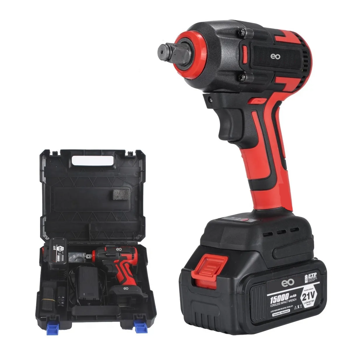 Foto 4 pulgar | Language Kit Pistola Impacto Llave Inalámbrica Batería Estuche Eo Safe Imports Esi-2820-1 Negro