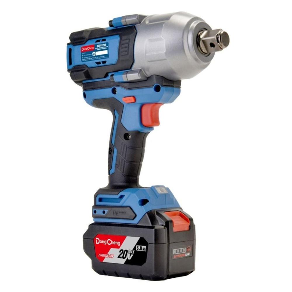 Foto 4 | Llave De Impacto Ind. Dongcheng 3/4´ 20v + 3 Baterías 6.0ah