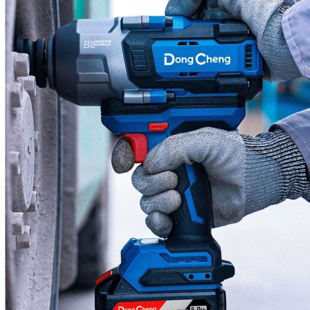 Foto 6 | Llave De Impacto Ind. Dongcheng 3/4´ 20v + 3 Baterías 6.0ah