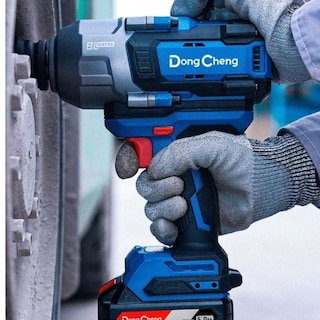 Foto 6 | Llave De Impacto Ind. Dongcheng 3/4´ 20v + 3 Baterías 6.0ah