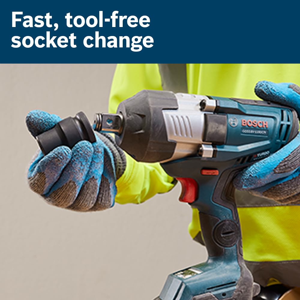 Foto 6 pulgar | Llave De Impacto Bosch Gds18v-1180cn Profactor™ 18v 3/4'' - Venta Internacional.