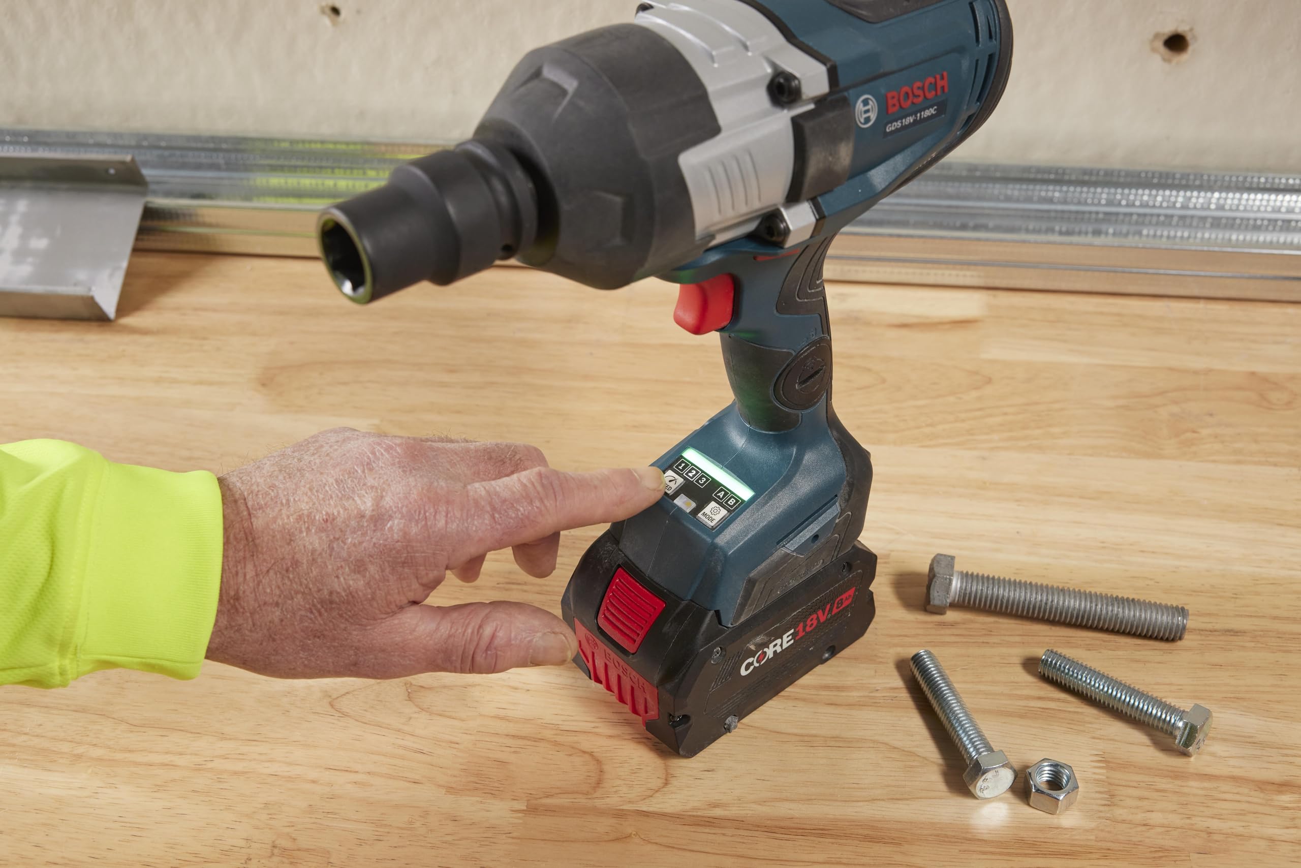 Foto 8 pulgar | Llave De Impacto Bosch Gds18v-1180cn Profactor™ 18v 3/4'' - Venta Internacional.