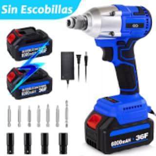 Foto 2 | Llave De Impacto Eléctrica Inalámbrambica 1/2 Eo Safe Imports Esi-7109-1 Azul