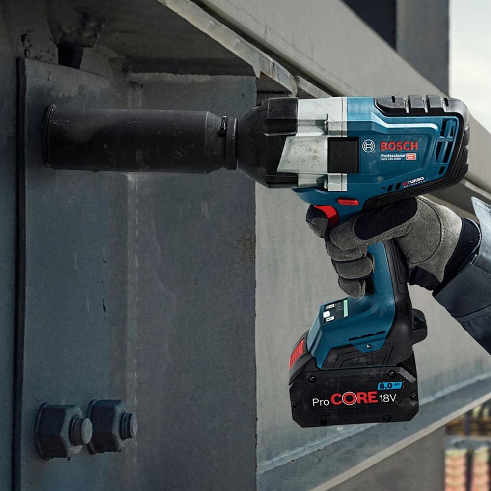 Foto 6 pulgar | Llave De Impacto Bosch Gds 18v-1000 1/2' 18v + 2 Bat 8.0 Ah