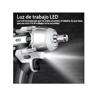 Foto 2 | Llave de Impacto Inalámbrico Taladro Recargable Eo Safe Imports ESI-11814-1 Multicolor