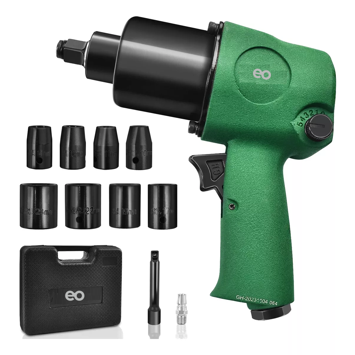Foto 2 pulgar | Llave De Impacto Pistola Neumática 1/2'' Eo Safe Imports Esi-12008-1 Verde
