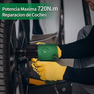 Foto 2 | Llave De Impacto Pistola Neumática 1/2'' Eo Safe Imports Esi-12008-1 Verde