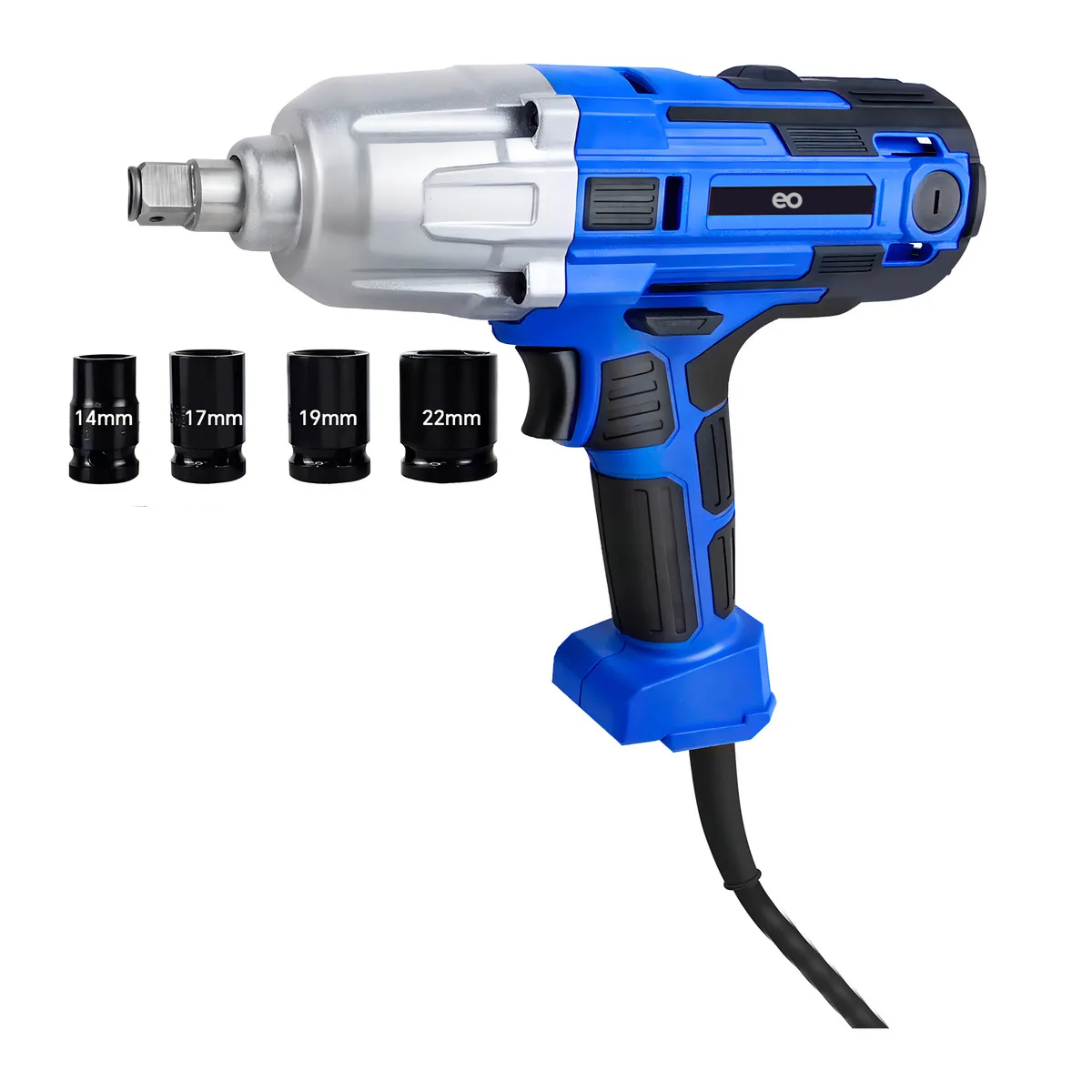 Llave De Impacto Electric Pistola Impacto Industrial Eo Safe Imports Esi-18677 Azul