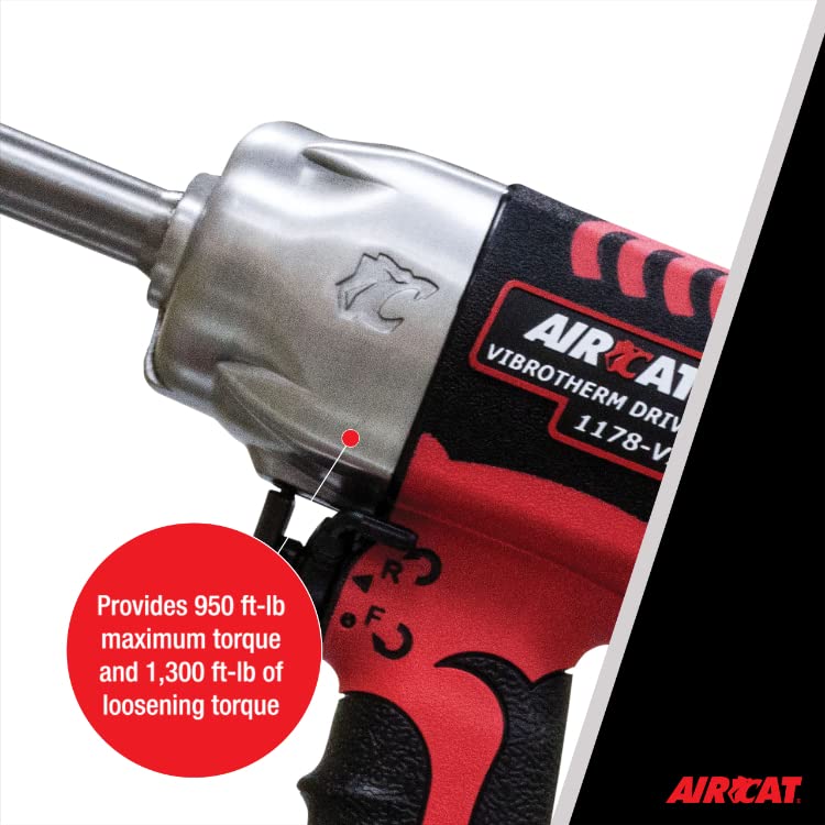 Foto 4 | Llave De Impacto Aircat 1178-vxl-2 Con Accionamiento De 1/2 Pulgada, 1300 Pies-libras - Venta Internacional.