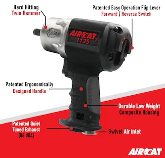Foto 2 | Llave De Impacto Aircat 1125 1/2 Composite 1250 Ft-lbs - Venta Internacional.