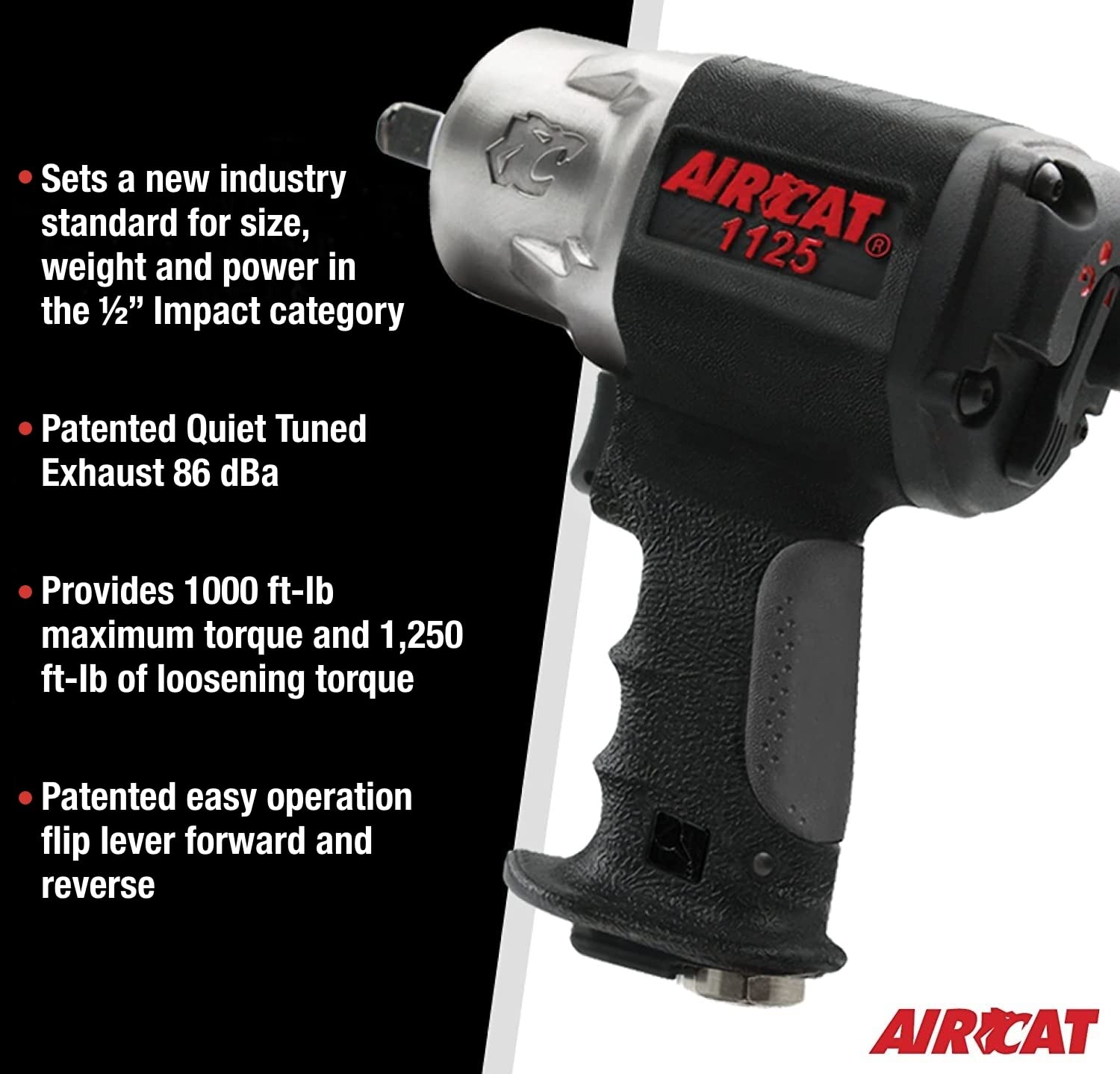 Foto 5 pulgar | Llave De Impacto Aircat 1125 1/2 Composite 1250 Ft-lbs - Venta Internacional.