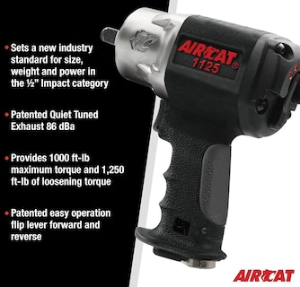 Foto 4 | Llave De Impacto Aircat 1125 1/2 Composite 1250 Ft-lbs - Venta Internacional.
