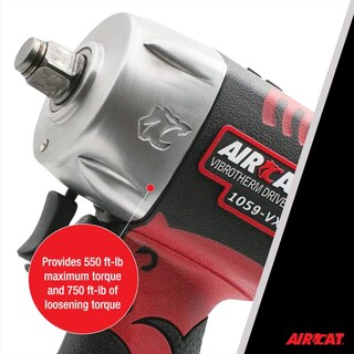 Foto 4 | Llave De Impacto Aircat 1059-vxl 3/8'' Vibrotherm Drive 750 Pies-libras - Venta Internacional.