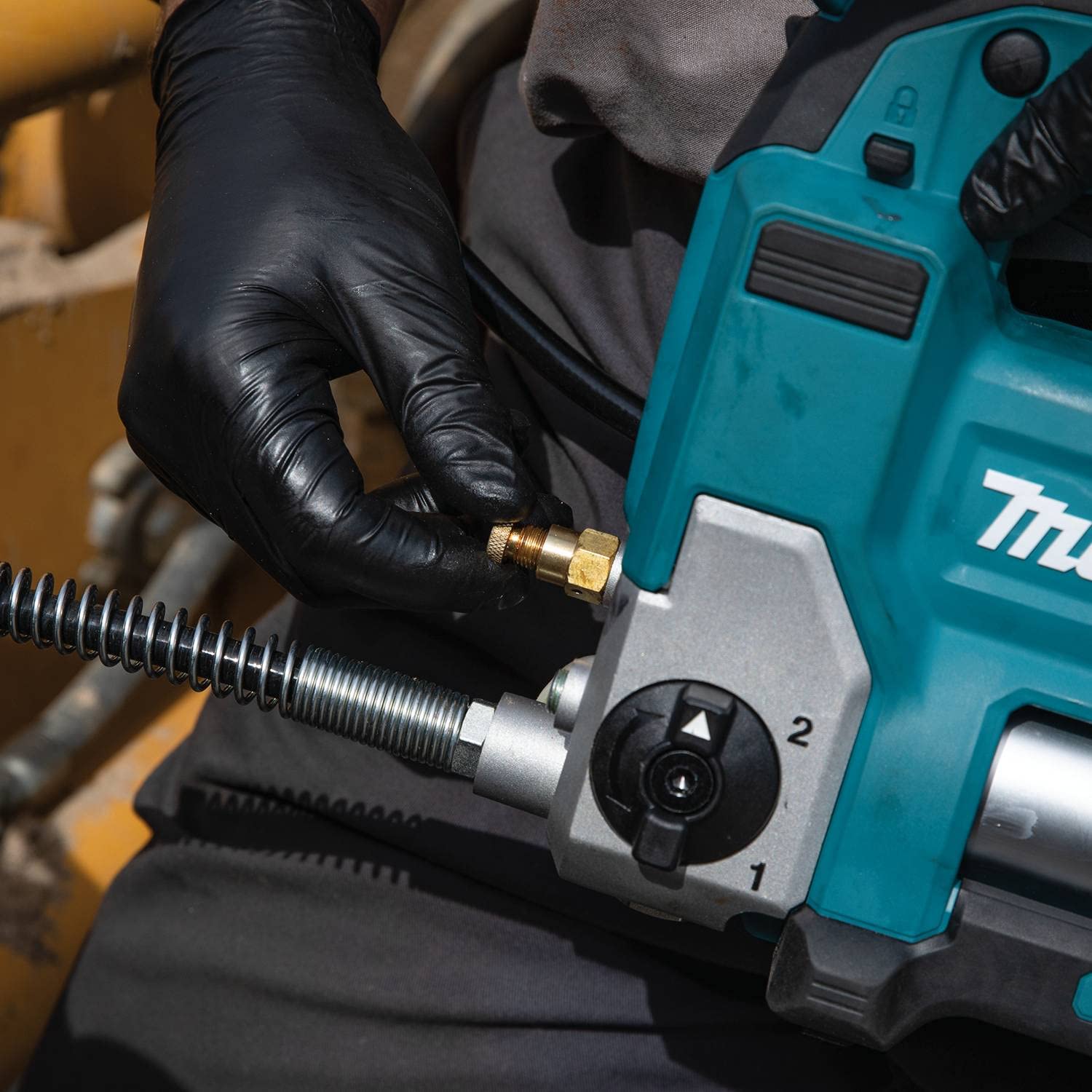 Foto 4 | Pistola De Engrase Inalámbrica Makita Xpg01s1 18 V Lxt  3.0 Ah - Venta Internacional.