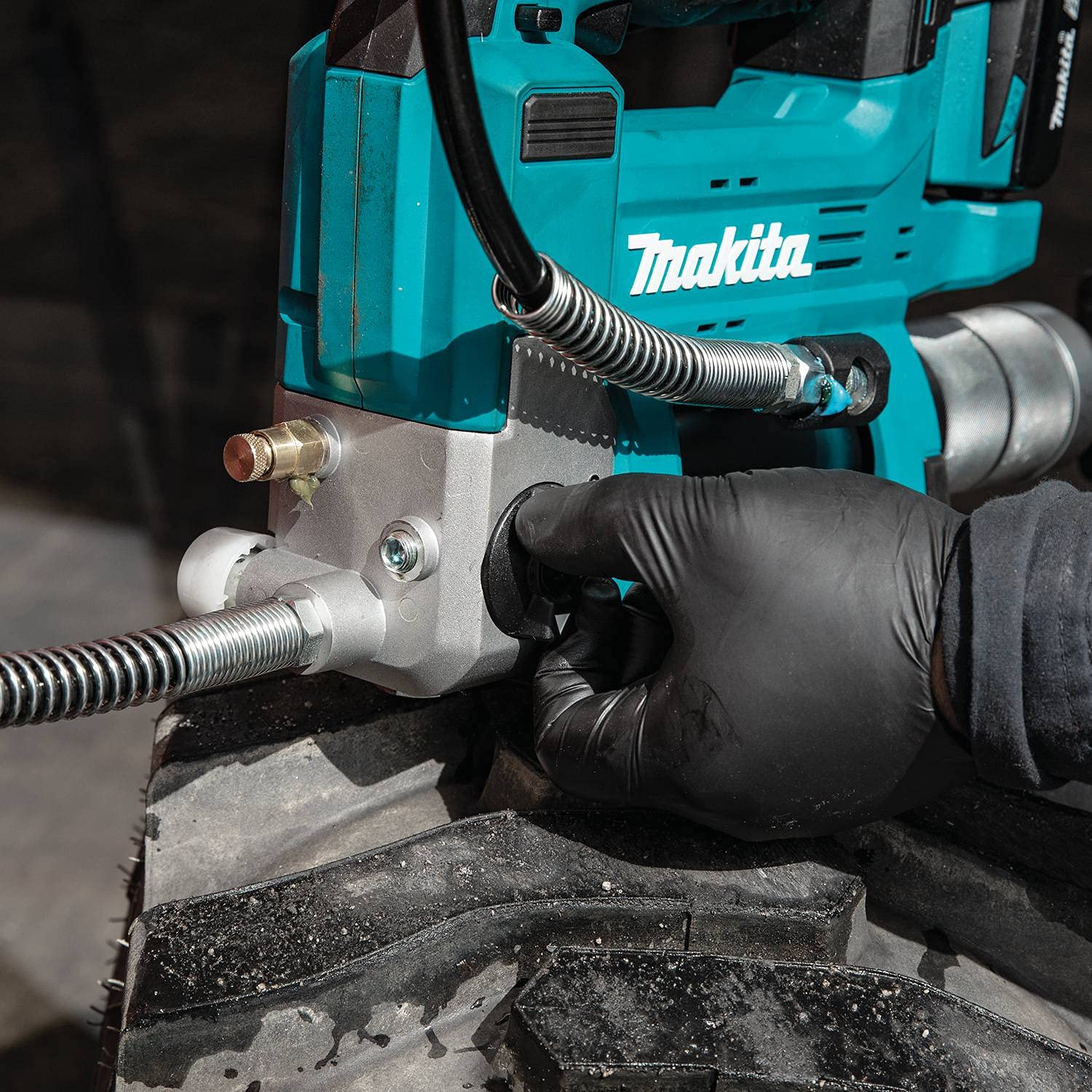Foto 6 pulgar | Pistola De Engrase Inalámbrica Makita Xpg01s1 18 V Lxt  3.0 Ah - Venta Internacional.