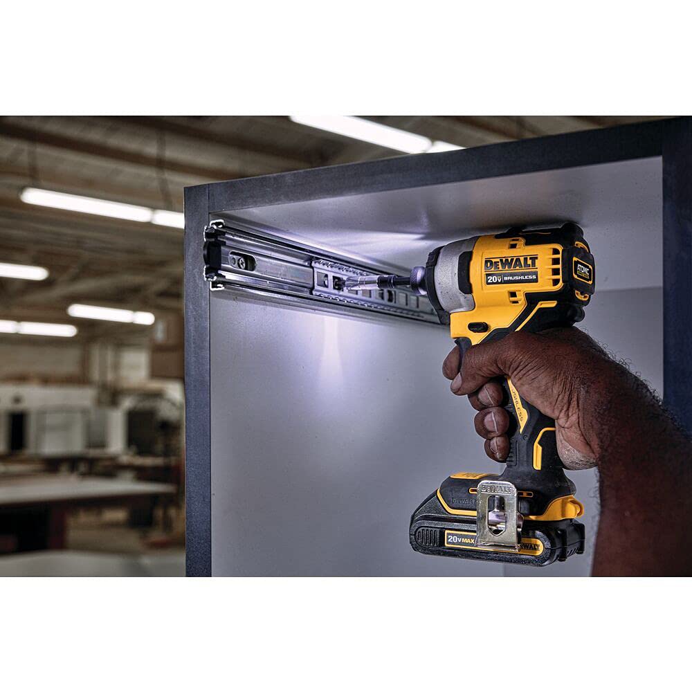 Foto 4 pulgar | Destornillador De Impacto Dewalt Atomic 20v Max* Inalámbrico De 1/4 Pulgadas Dcf809b - Venta Internacional.