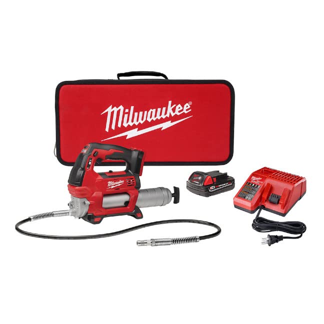 Foto 2 pulgar | Pistola De Engrase Milwaukee M18 Inalámbrica De 2 Velocidades Nº 2646-21ct - Venta Internacional.