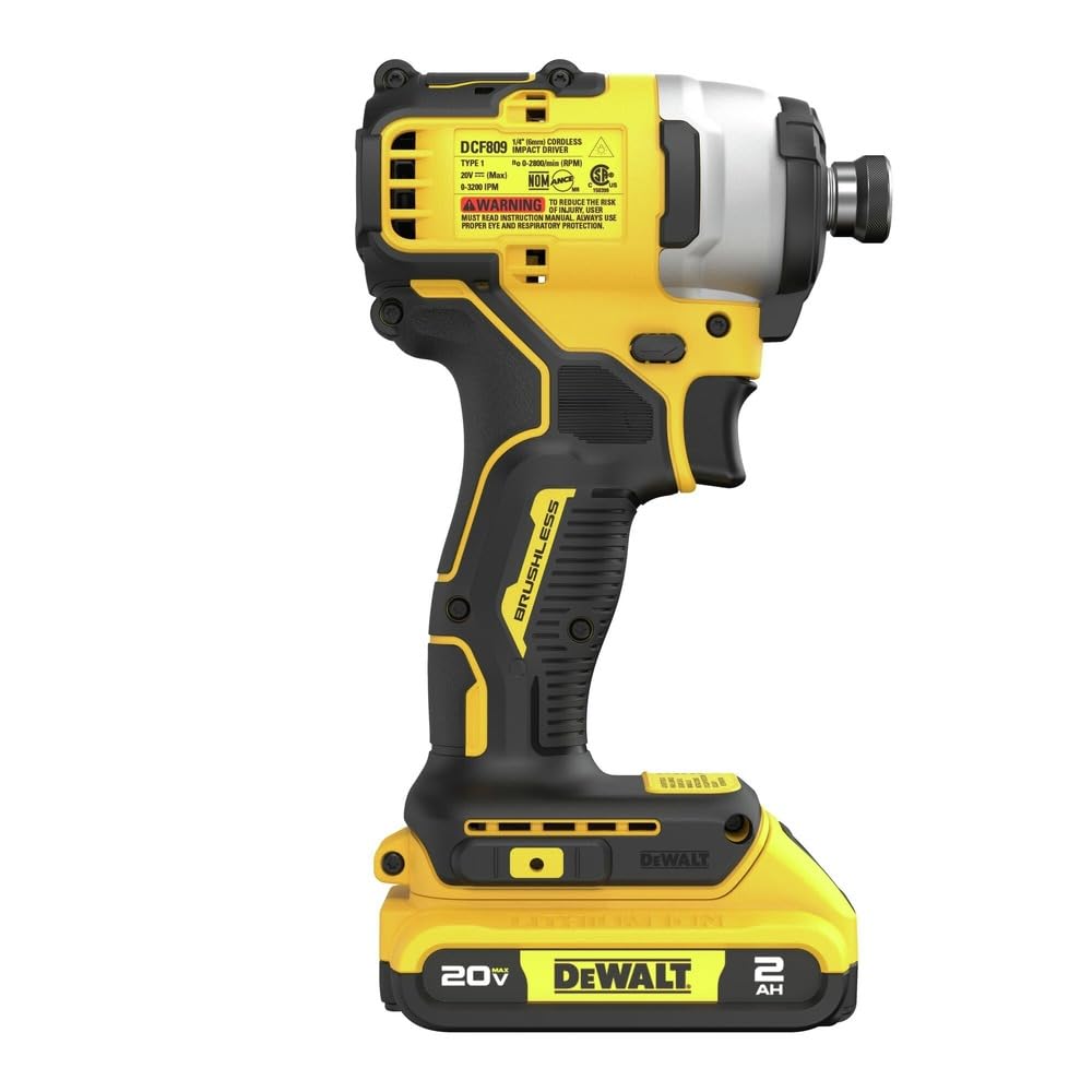 Foto 4 pulgar | Taladro De Impacto Inalámbrico Dewalt Dcf809d1 20v Max - Venta Internacional.