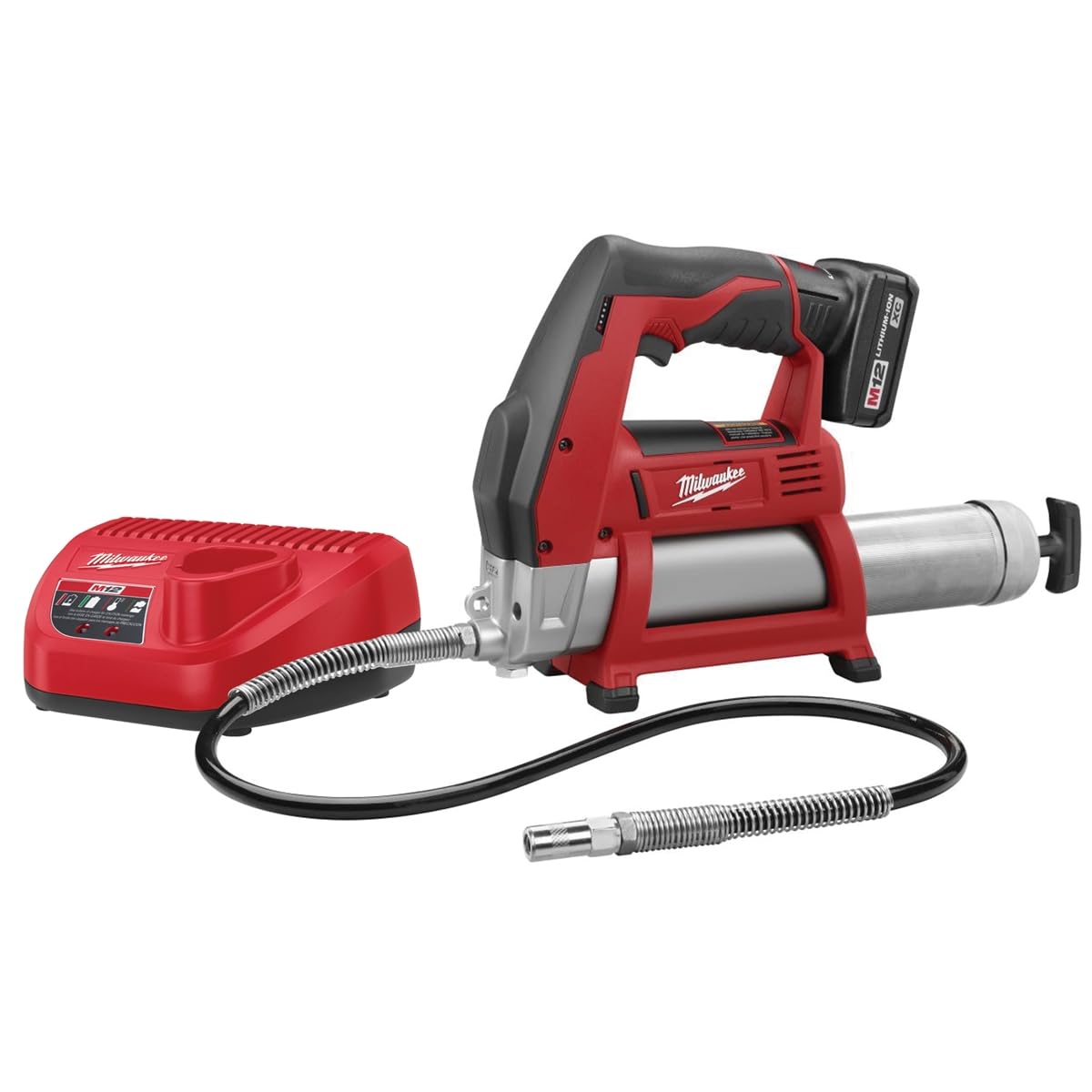Pistola Engrasadora Inalámbrica Milwaukee 2446-21XC M12 12 V con Cargador - Venta Internacional $6,516