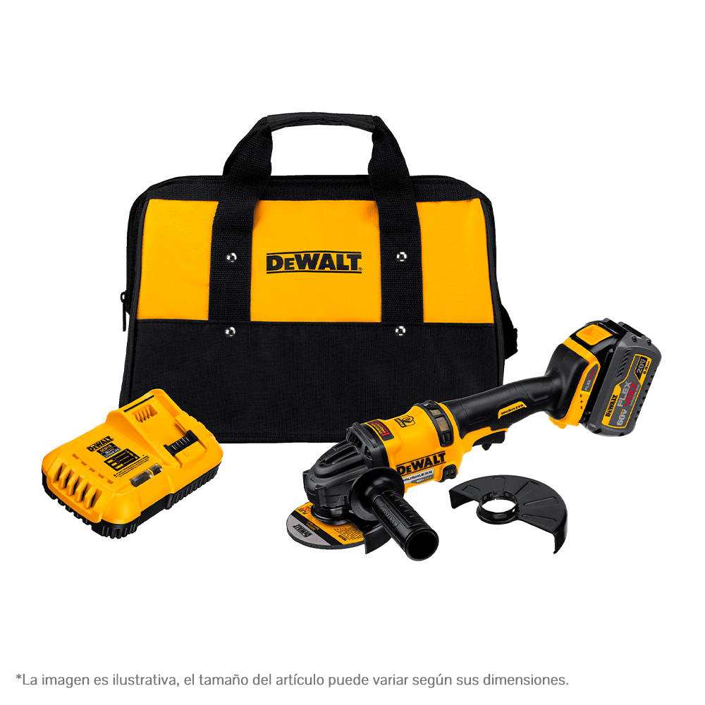 Esmeriladora Flexvolt 4.1/2 Plg Dewalt Dcg414t1 60v