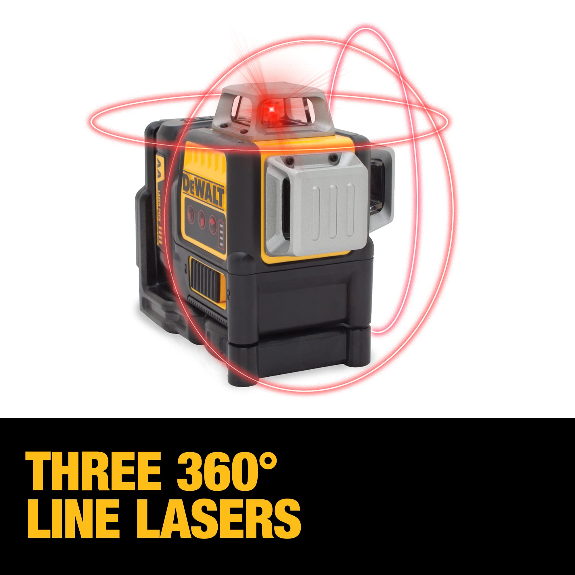 Foto 5 pulgar | Nivel Láser Dewalt Dw089lr 12v Max 3 X 360 Rojo - Venta Internacional.