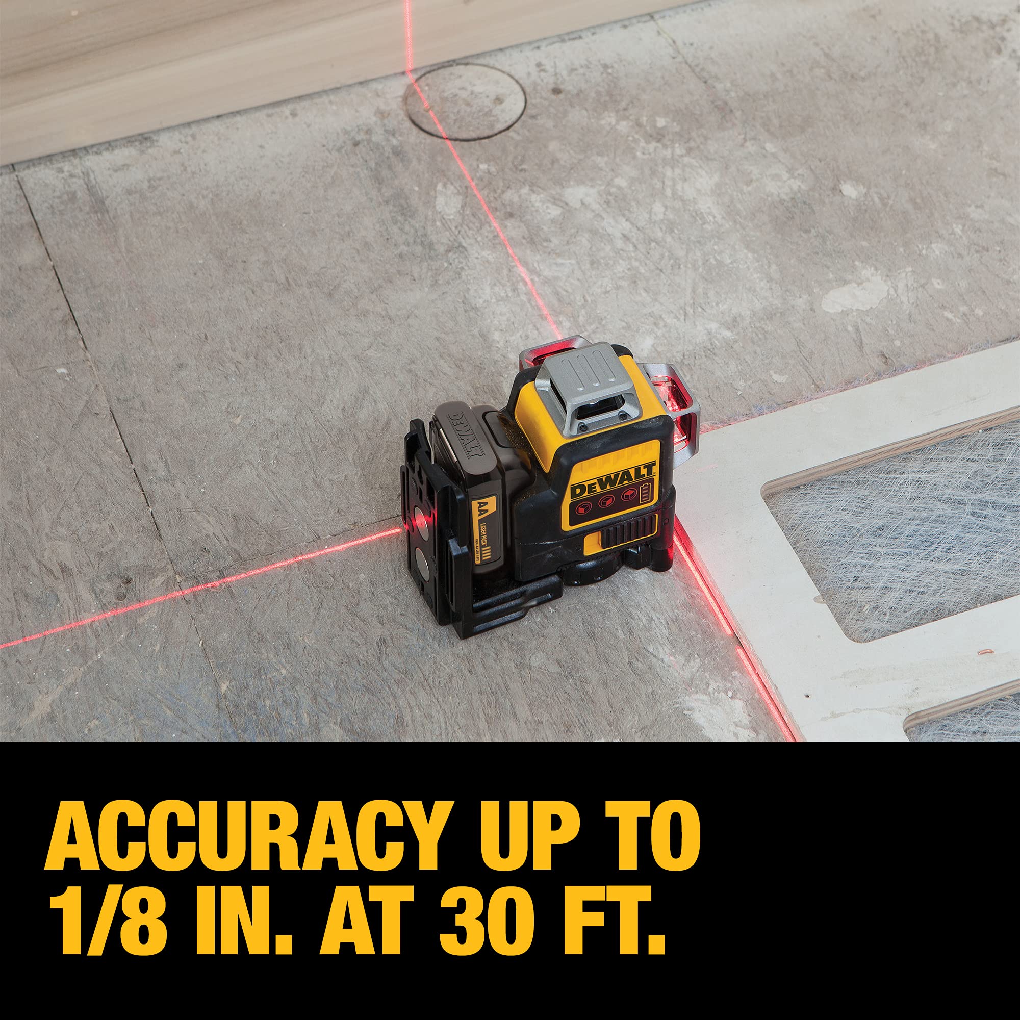Foto 6 pulgar | Nivel Láser Dewalt Dw089lr 12v Max 3 X 360 Rojo - Venta Internacional.